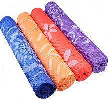 картинка коврик для йоги silapro коврик для йоги, пвх, 61х173см, толщина 4мм, с принтом, 4 цвета 342-051от магазина Tovar-RF.ru