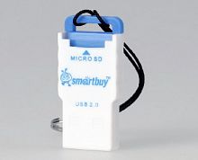 картинка устройство чтения карт памяти smartbuy (sbr-707-b) microsd голубой от магазина Tovar-RF.ru