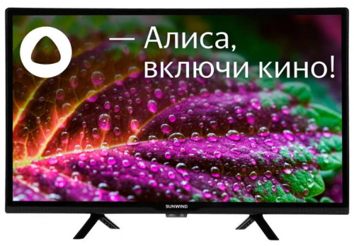 картинка телевизор sunwind sun-led24xs310, hd, черный, смарт тв, яндекс.тв от магазина Tovar-RF.ru