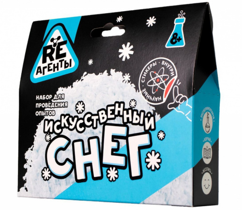 картинка игрушка re-агенты ex019t игрушка: научно-познавательный набор "искусственный снег" от магазина Tovar-RF.ru