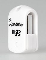 картинка устройство чтения карт памяти smartbuy (sbr-706-w) microsd белый от магазина Tovar-RF.ru