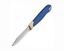 картинка Нож TRAMONTINA Нож для овощей Multicolor 2шт. 7,5см син./бел. в блистере 23511/213 от магазина Tovar-RF.ru