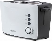 картинка тостер vitek vt-7166 (mc) белый/серый от магазина Tovar-RF.ru
