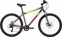 картинка велосипед stark respect 26.1 d microshift серый/красный/желтый 18" hq-0009982от магазина Tovar-RF.ru