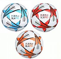 картинка мяч футбольный silapro мяч футбольный 2 сл, р.5, 22см, pvc 1.5мм, 3 цвета, 290гр (+-10%) 133-005 от магазина Tovar-RF.ru