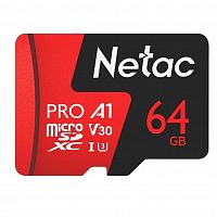 картинка micro securedigital 64gb netac microsd p500 extreme pro, retail version card only [nt02p500pro-064g-s] от магазина Tovar-RF.ru