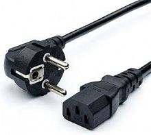 картинка кабель gopower (00-00024054) кабель питания евровилка cee 7/7-c13 (f) 1.8м пвх 0.75мм черный (1/10/160) от магазина Tovar-RF.ru