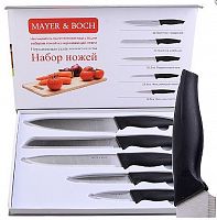 картинка Набор ножей MAYER&BOCH 30740 черный от магазина Tovar-RF.ru