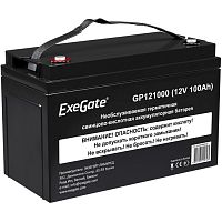 картинка exegate ex282986rus аккумуляторная батарея exegate gp121000 (12v 100ah, под болт м6) от магазина Tovar-RF.ru