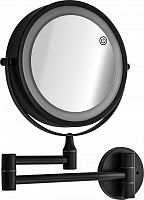 картинка Зеркало САНАКС 75279 Зеркало косметическое, настенное, с LED подсветкой, сенсорное включение, зарядка Type - C, шнур в комплекте, корпус из нержавеющей стали, от магазина Tovar-RF.ru