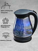 картинка чайник электрисеский scarlett sc-ek27g82 стекло/черный 1,7л от магазина Tovar-RF.ru