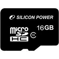 картинка micro securedigital 16gb silicon power sp016gbsth010v10 {microsdhc class 10} от магазина Tovar-RF.ru
