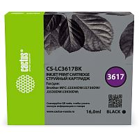 картинка картридж струйный cactus cs-lc3617bk черный (16мл) для brother mfc-j2330dw/j2730dw/j3530dw/j3930dw от магазина Tovar-RF.ru