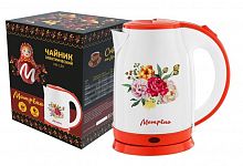картинка чайник электрический матрёна ma-120 цветы (007387) от магазина Tovar-RF.ru