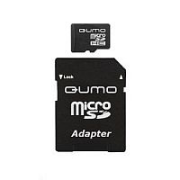 картинка micro securedigital 8gb qumo qm8gmicsdhc10 {microsdhc class 10, sd adapter} от магазина Tovar-RF.ru