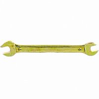 картинка Ключ рожковый, 6 х 7 мм, желтый цинк Сибртех от магазина Tovar-RF.ru