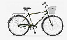 картинка велосипед stels navigator-300 с 28" z010 lu101059 lu094715 20" оливковый 2023 +корзинаот магазина Tovar-RF.ru