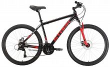 картинка велосипед stark indy 26.1 d microshift черный/красный 18" hq-0005053от магазина Tovar-RF.ru