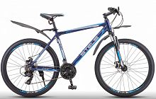 картинка велосипед stels navigator-620 md 26" v010*lu088804*lu084771* 14" тёмно-синийот магазина Tovar-RF.ru