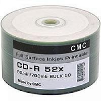 картинка диски cmc cd-r 80 52x bulk/50 full ink print от магазина Tovar-RF.ru