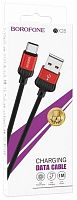 картинка кабель type-c borofone (6931474705990) bx28 usb-type-c 3.0a 1m - черный/красный от магазина Tovar-RF.ru