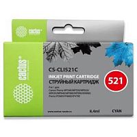 картинка cactus cli-521c  картридж  для canon mp540/620/630/980/pixma ip4700, голубой от магазина Tovar-RF.ru