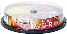 картинка оптический диск smartbuy (sb000128) dvd-r 4, 7gb 16x cb-10 от магазина Tovar-RF.ru