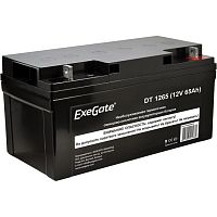 картинка exegate ex282980rus аккумуляторная батарея exegate dt 1265 (12v 65ah, под болт м6) от магазина Tovar-RF.ru
