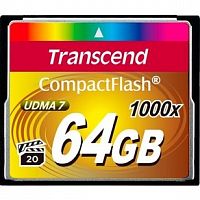 картинка compact flash 64gb transcend, high speed (ts64gcf1000) 1000-x от магазина Tovar-RF.ru