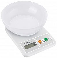 картинка весы кухонные lumme lu-sc1360 белый жемчуг (40910) от магазина Tovar-RF.ru