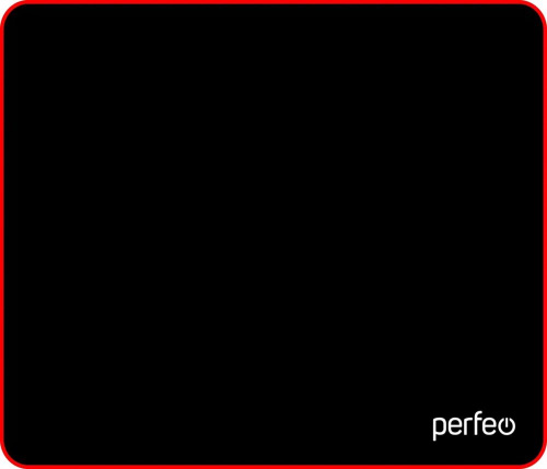 картинка коврик для компьютерной мыши perfeo (pf_d0718) "black" "красный" от магазина Tovar-RF.ru