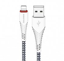 картинка кабель 8 pin borofone (6931474703460) bx25 usb-lightning 8 pin 2.4a 1m - белый от магазина Tovar-RF.ru