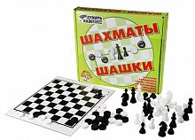 картинка детские игры десятое королевство игра настольная "шашки, шахматы" 01450 от магазина Tovar-RF.ru