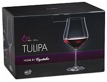 картинка Набор бокалов для вина CRYSTALEX CR600101T Набор бокалов для вина TULIPA 6шт 600мл от магазина Tovar-RF.ru