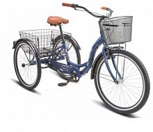 картинка велосипед stels energy-iii 26" k010*lu098804*lu092456 *16" синий/золотой (1+1)корзинаот магазина Tovar-RF.ru