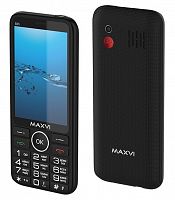 картинка телефон мобильный maxvi b35 black от магазина Tovar-RF.ru