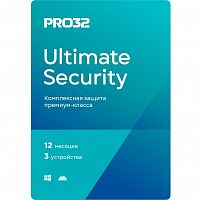 картинка pro32 ultimate security на 1 год на 3 устройства (pro32-pus-ns(3card)-1-3) (422617) от магазина Tovar-RF.ru
