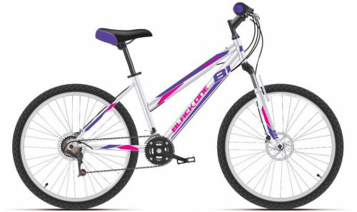 картинка велосипед black one alta 26 d белый/розовый/голубой 16" hq-0005363от магазина Tovar-RF.ru