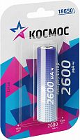 картинка аккумулятор КОСМОС KOC18650LI-ION26PBL1 от магазина Tovar-RF.ru