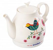 картинка чайник endever skyline kr-410 c.  1 600 вт, керам. корпус , 1,6л, белый с рисунком от магазина Tovar-RF.ru