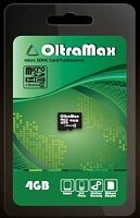картинка карта памяти oltramax microsdhc 4gb class4 [om004gcsdhc4-w/a-ad] от магазина Tovar-RF.ru