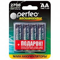 картинка Аккумулятор PERFEO (PF-5035) AA2700MAH-4BL+BOX от магазина Tovar-RF.ru