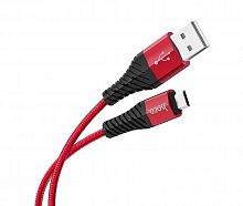 картинка дата-кабель microusb hoco (6931474710550) x38 usb (m)-microusb (m) 1.0м - красный от магазина Tovar-RF.ru