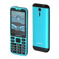 картинка телефон мобильный maxvi x10 aqua blue от магазина Tovar-RF.ru