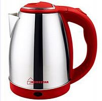 картинка чайник электрический homestar hs-1028 (1,8 л) стальной, красный (008200) от магазина Tovar-RF.ru