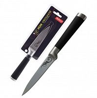 картинка Нож MALLONY Нож с прорезиненной рукояткой MAL-07RS для овощей, 9 см (985366) от магазина Tovar-RF.ru