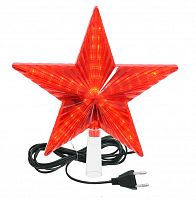 картинки электрогирлянды vegas 55086 верхушка на елку звезда красная 20*20см от магазина Tovar-RF.ru