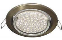 картинка Встраиваемый светильник ECOLA FN53P2ECB GX53 H4 Черненая бронза от магазина Tovar-RF.ru