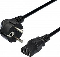 картинка кабель gopower (00-00024055) кабель питания евровилка cee 7/7-c13 (f) 1.2м пвх 0.75мм черный (1/10/200) от магазина Tovar-RF.ru