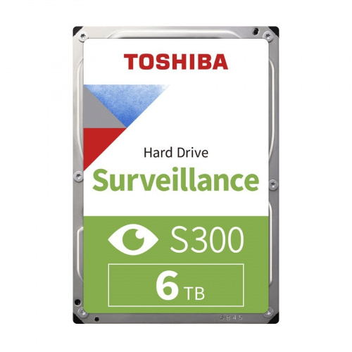 картинка 6tb toshiba surveillance s300 (hdwt860uzsva/hdkpb06z0a01s) {sata 6.0gb/s, 5400 rpm, 256mb buffer, 3.5" для видеонаблюдения} от магазина Tovar-RF.ru